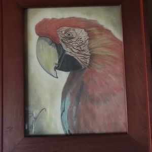 Pencil and Pastel drawing.